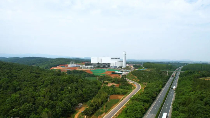 湖北省宜昌市生活垃圾发电特许经营项目。陈臣摄