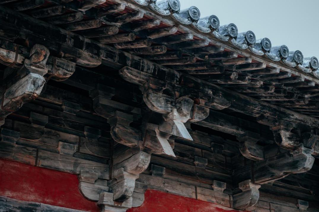 高平市崇明寺古建筑局部。邱活摄